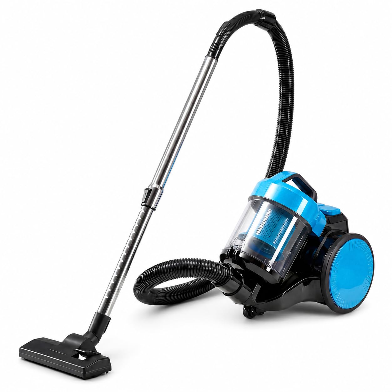 Photo 1 of Simple Deluxe Household Portable 16.4Ft Vacuum Cleaner, 16Kpa Bagless Canister Cleaner, Lightweight Powerful Vacuum for Carpets and Hard Floors, with Washable HEPA Filter, Blue