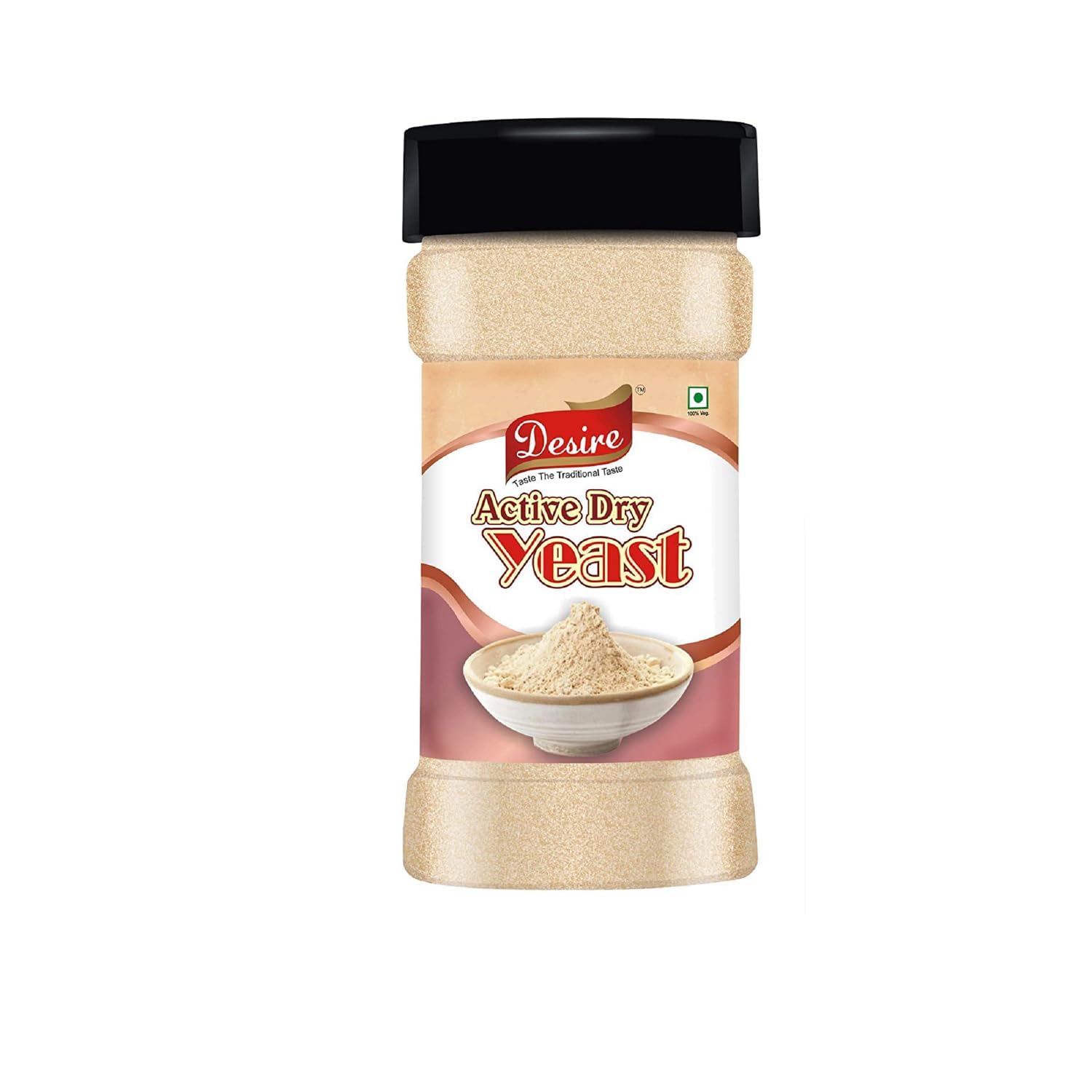 Desire Baker's Active Dry Yeast 140g| Instant Dry Yeast for Baking Bread, Pizza Dough, Cakes & More.