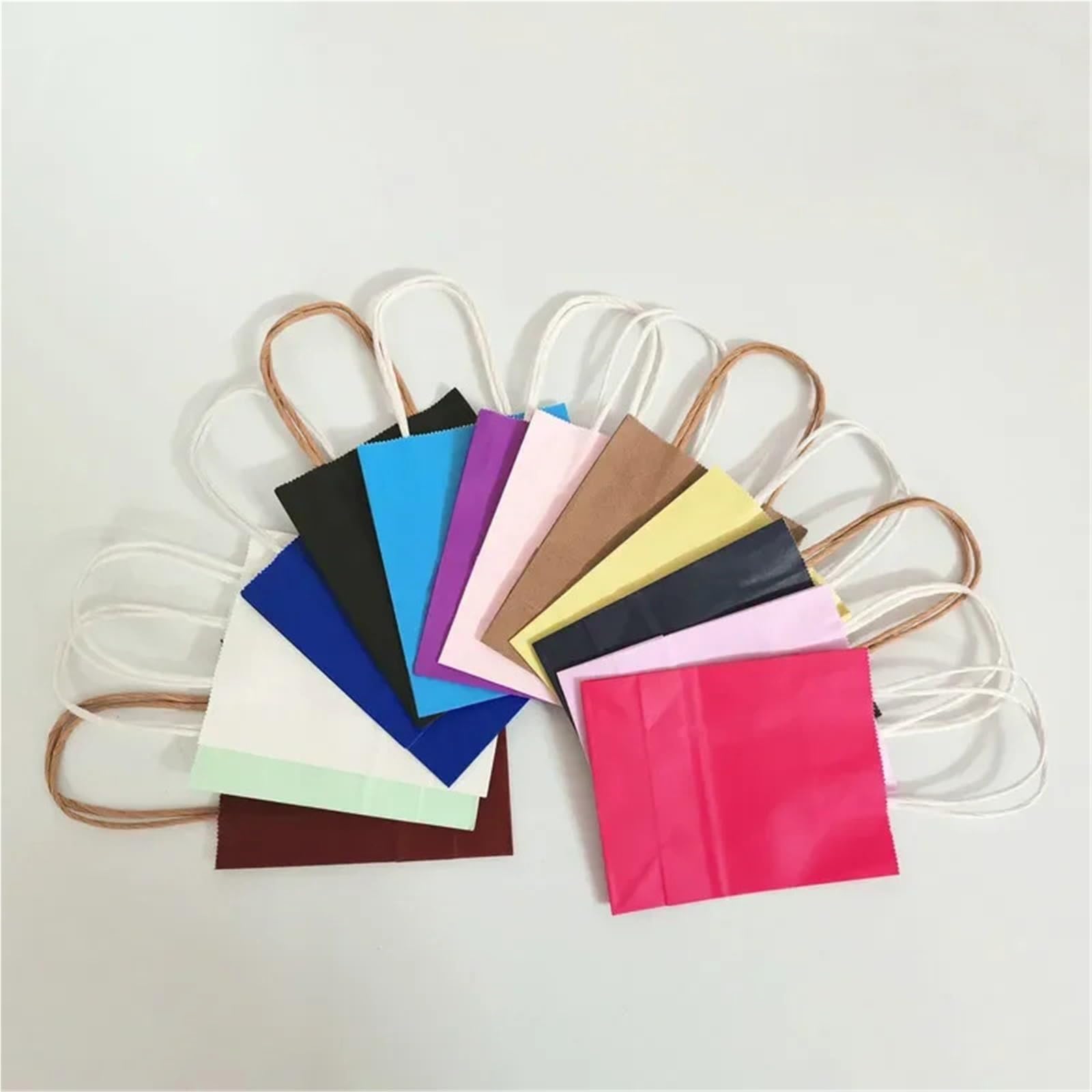 Bolsas Papel Kraft 30/50/100 piezas Mini bolsas de regalo Kraft
