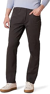 Men's Straight-Fit 5-Pocket Comfort Stretch Chino Pant (Previously Goodt...