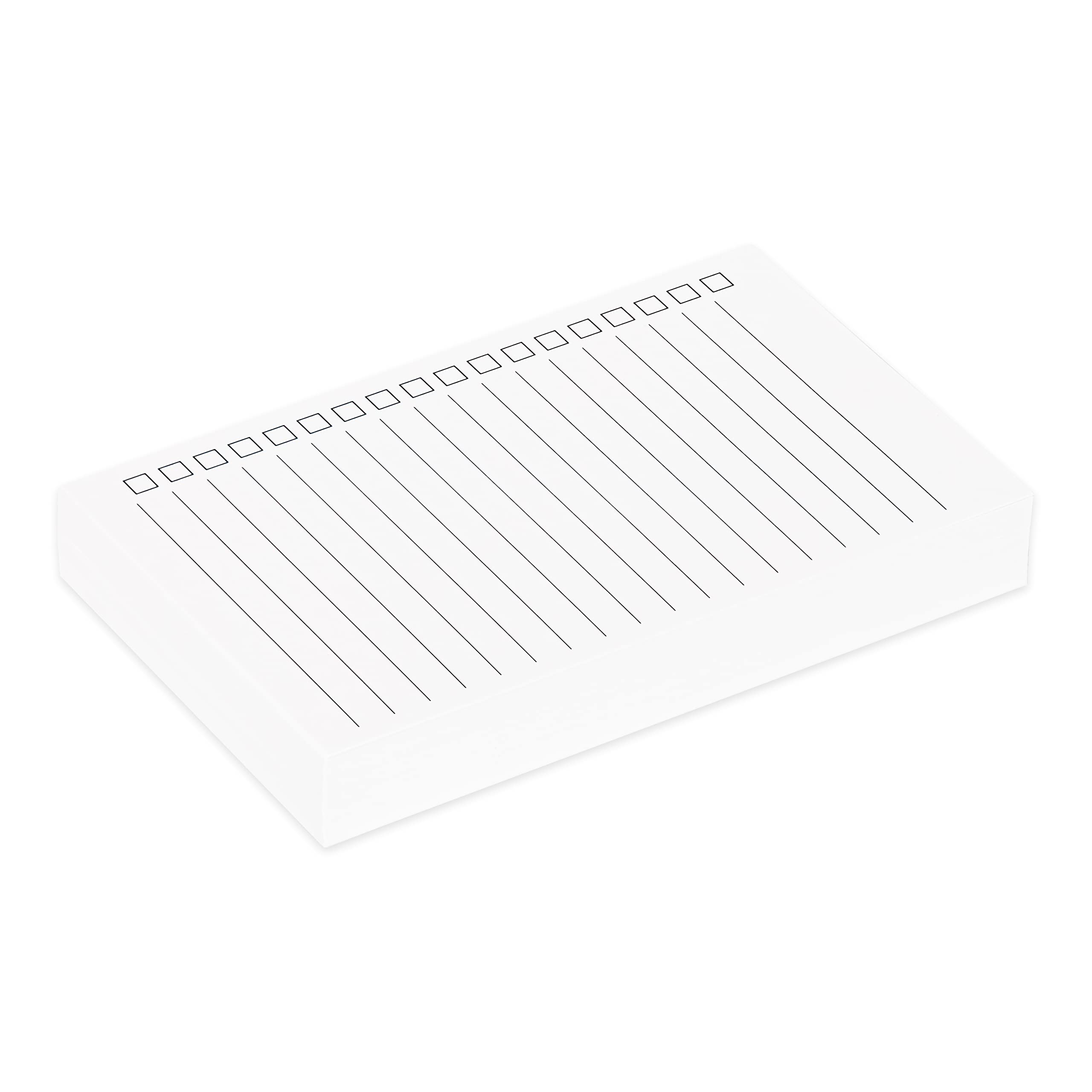 Home Advantage Double Sided Vertical Index Card To Do Checklist, Note Cards with Checkboxes (3-x-5)