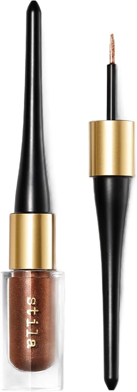 Stay All Day Inkwear Waterproof Liquid Eyeliner | Bold Inkwear Waterproof Liquid Eyeliner, Fine Brush Tip for Precise Lines, Smudge-Proof Transfer-Resistant Wear, Cruelty-Free