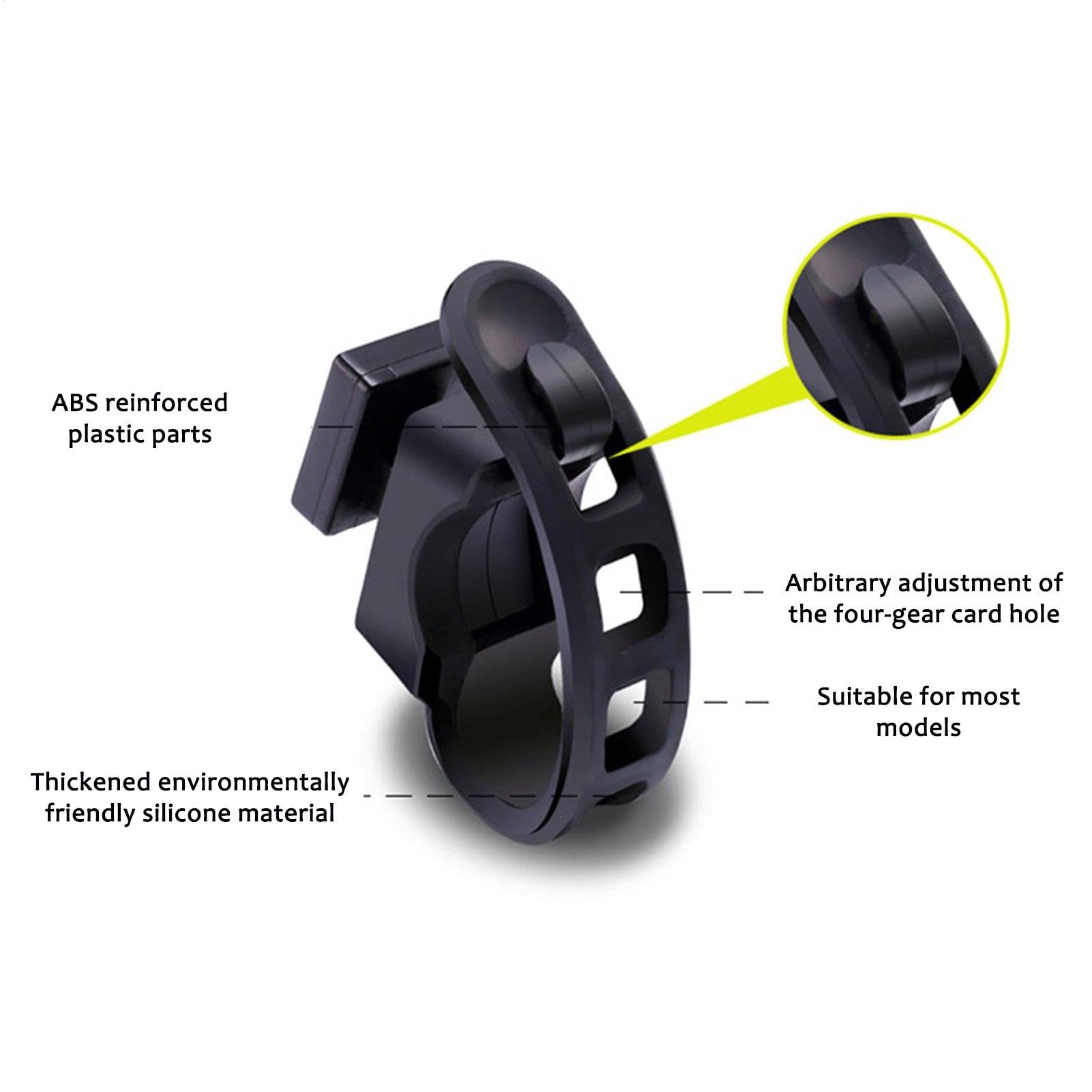 2 Pièces Sangle De Lumière De Vélo, Support De Montage pour Feu Arrière, Bande De Fixation en Silicone, Sangle De Fixation De Rechange, pour Vélo De Montagne Cyclisme Et De Route