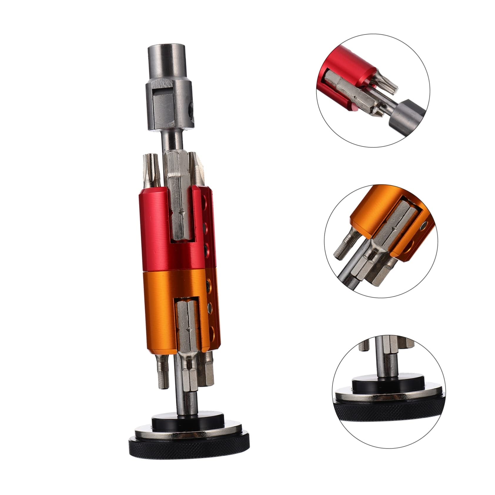 VANZACK 2 Uds Herramientas para Destornillador para Bicicleta De Montaña Herramienta De Reparación para Remache De Cadena Herramienta De Reparación Invisible Llave T25 Destornillador