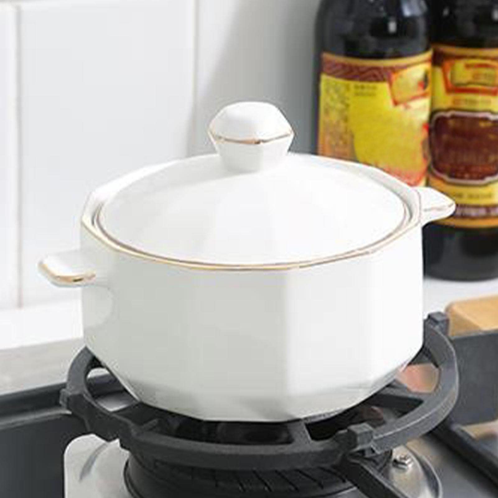 Anello Per Wok In Ghisa - Supporto Antiscivolo Per Piano Cottura, Accessorio Sicurezza Cucina - Foto 10