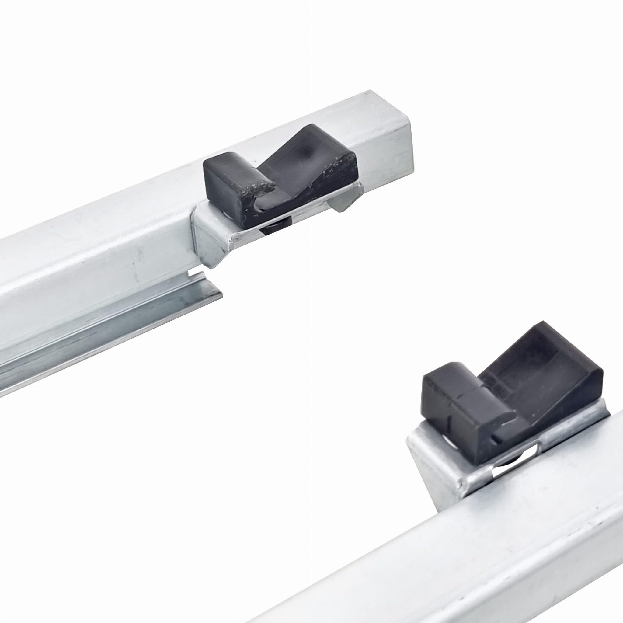 STOLMET Schrankauszug 23 cm für Küchenschrank 30 cm Außenbreite, Schrankkorb mit Vollauszug, Soft-Close, 2 Ablagen, 435,5 x 455 x 230 mm, Silber