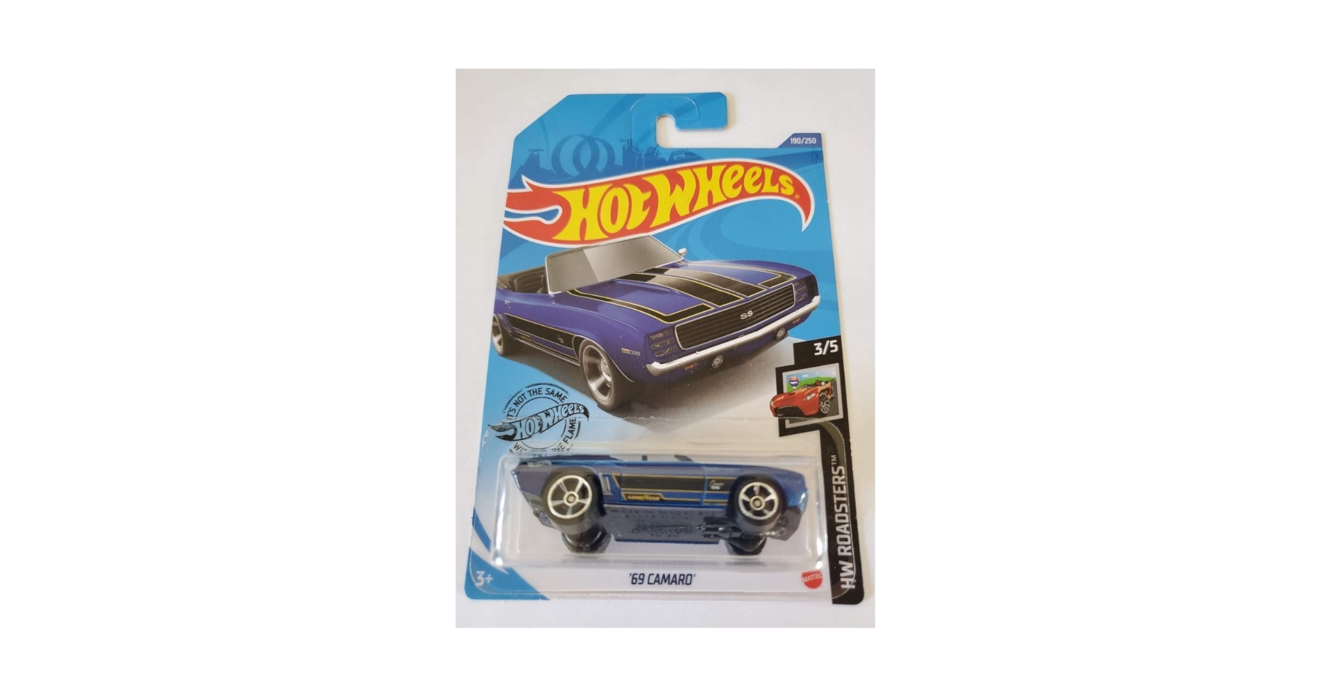 Amazon.com: Hot Wheels 2020 Hw Roadsters '69 Camaro, Blue