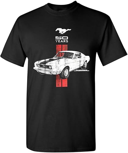 Ford Mustang 50 Years Muscle Shirt GT Boss 302 Shelby Cobra Jet Novedad Camisa