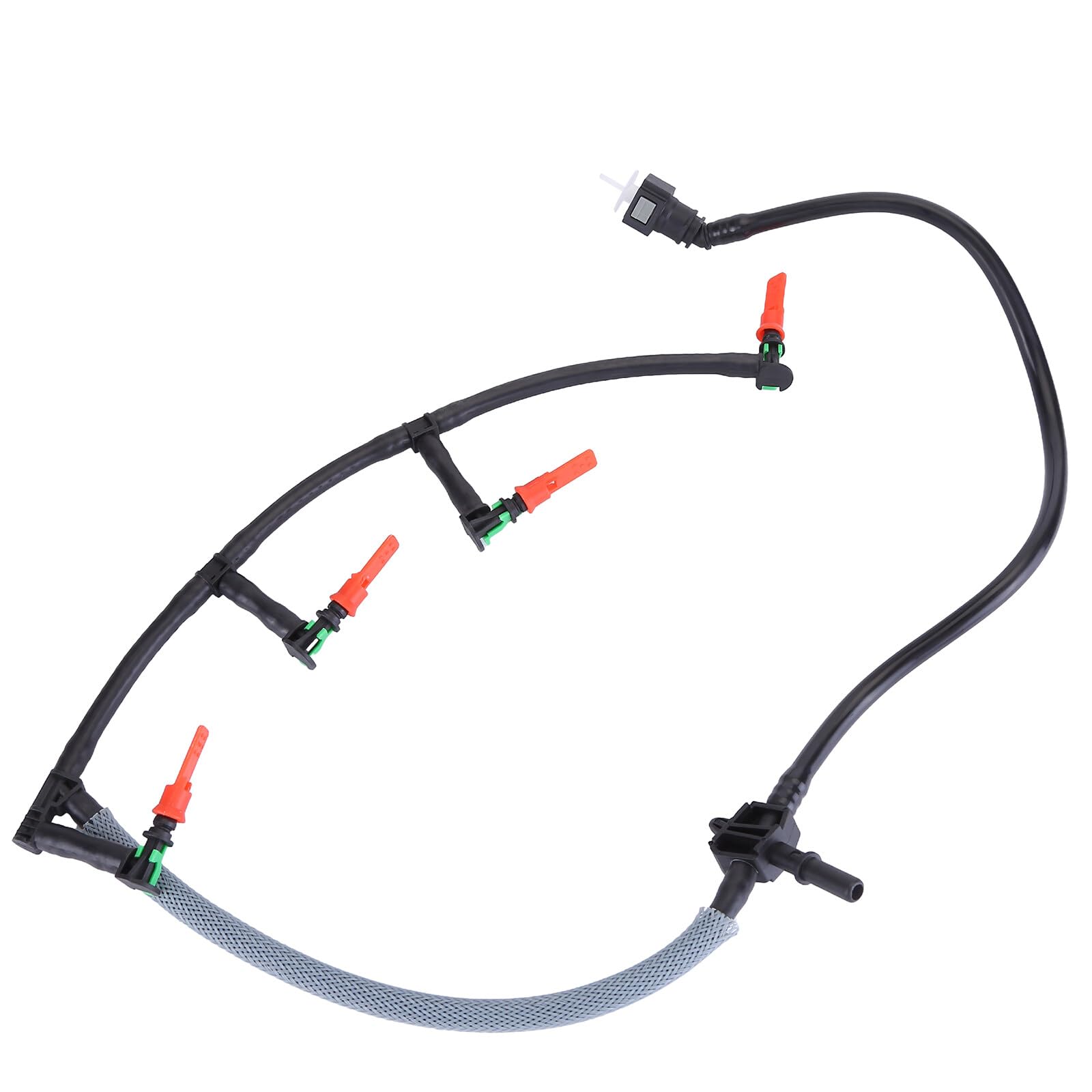 1756563 - Iniettore, tubo di ritorno, compatibile con Ford Ranger 2.2 TDCI, tubo di ritorno, olio di perdita, tubo del carburante 1746580, 1756563