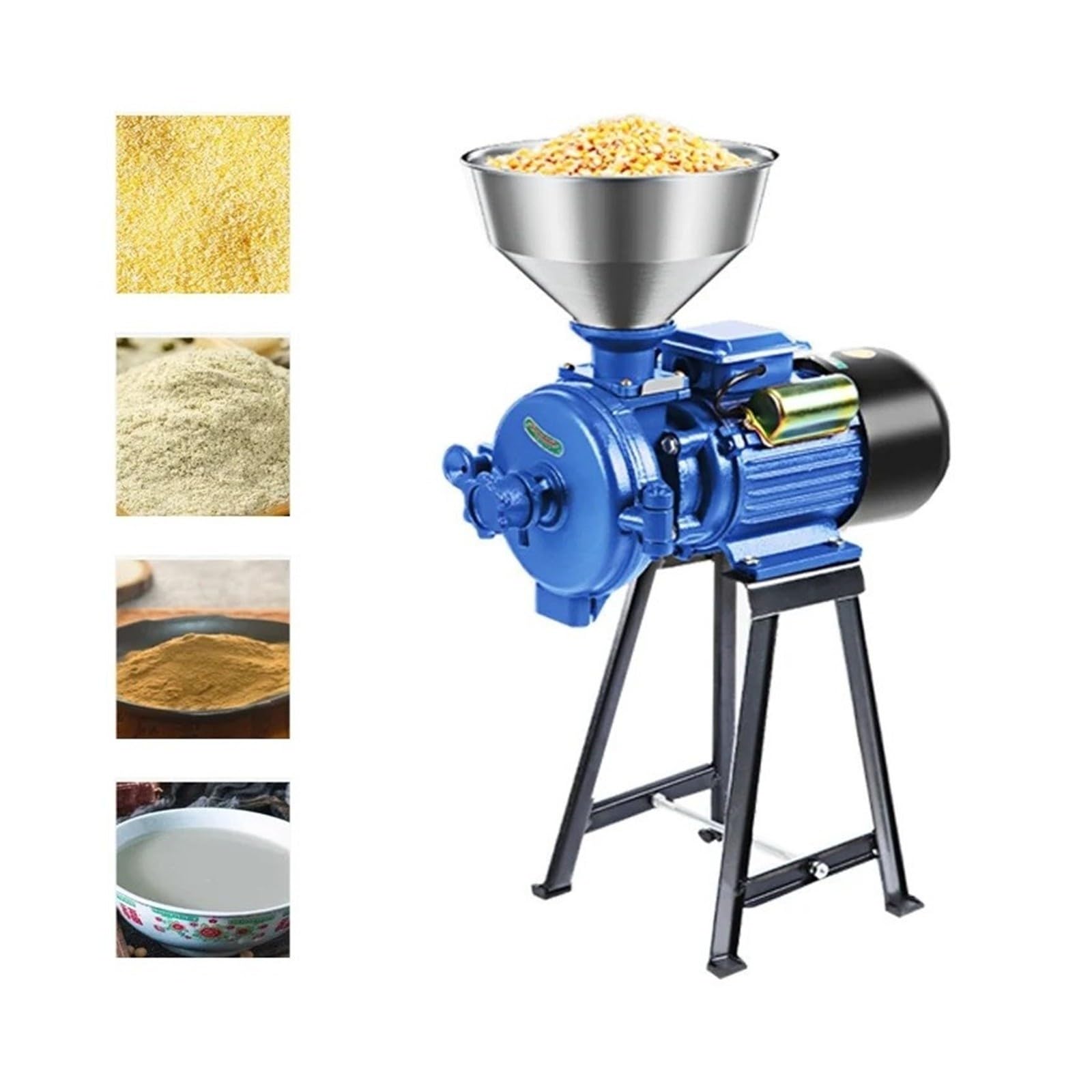 Macchina elettrica per il mais, smerigliatrice per cereali, secchi, frumento,Polverizzazione fine