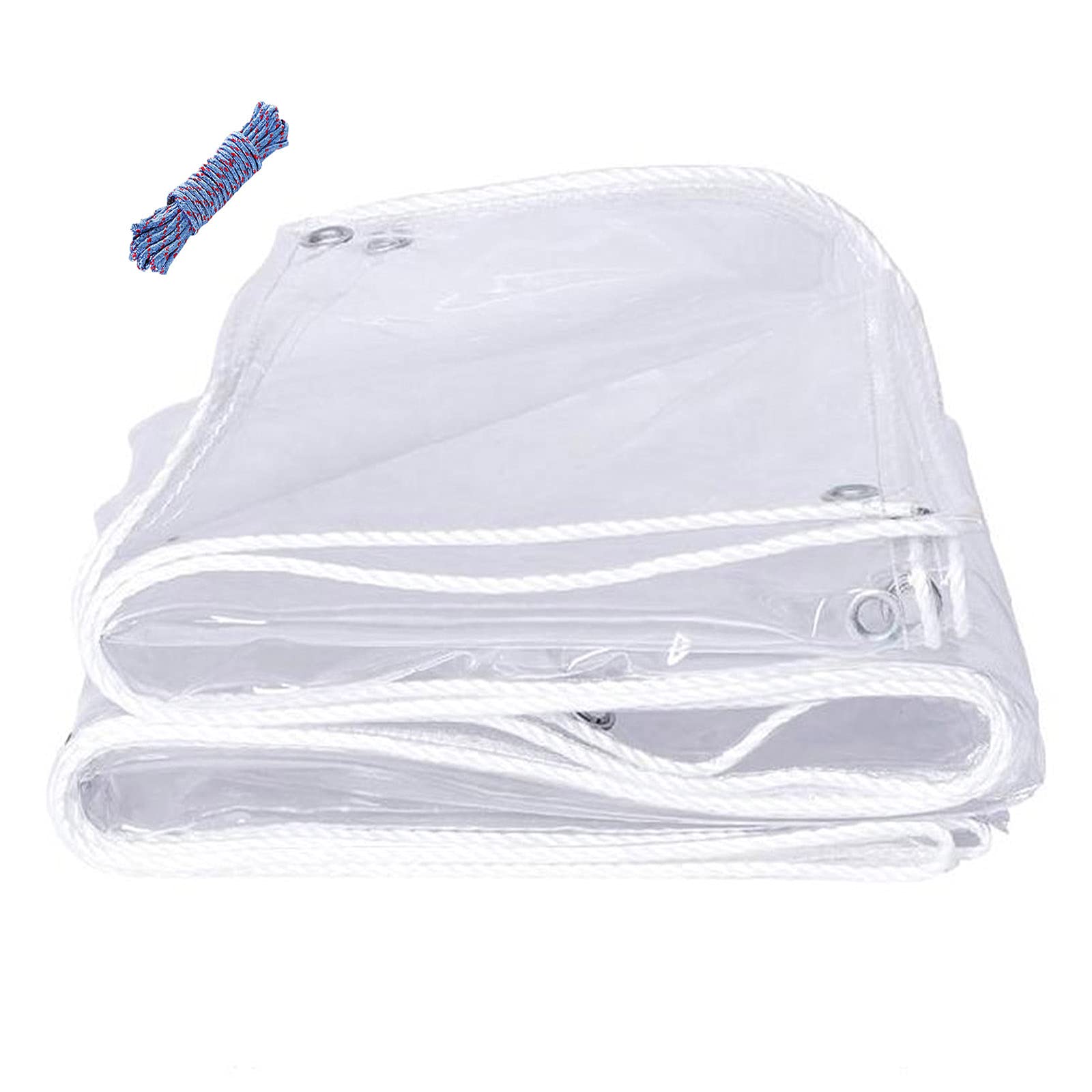 Lona impermeable transparente para lluvia en balcón y porche OKUOKA 1.5x2m