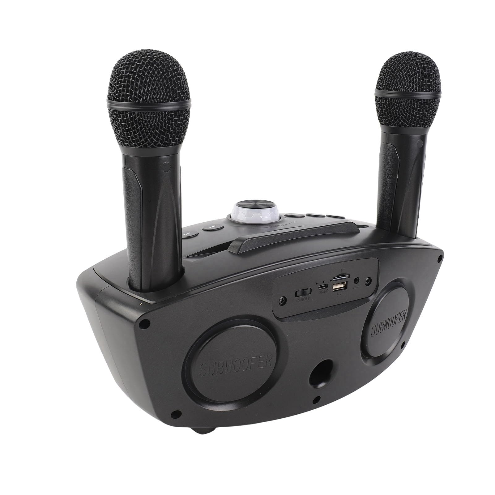 Keenso Microfono Innovativo DOPPEL -KARAOKE -MIKROFON PER Home KTV AUX/Supporto Scheda di Memoria di Input