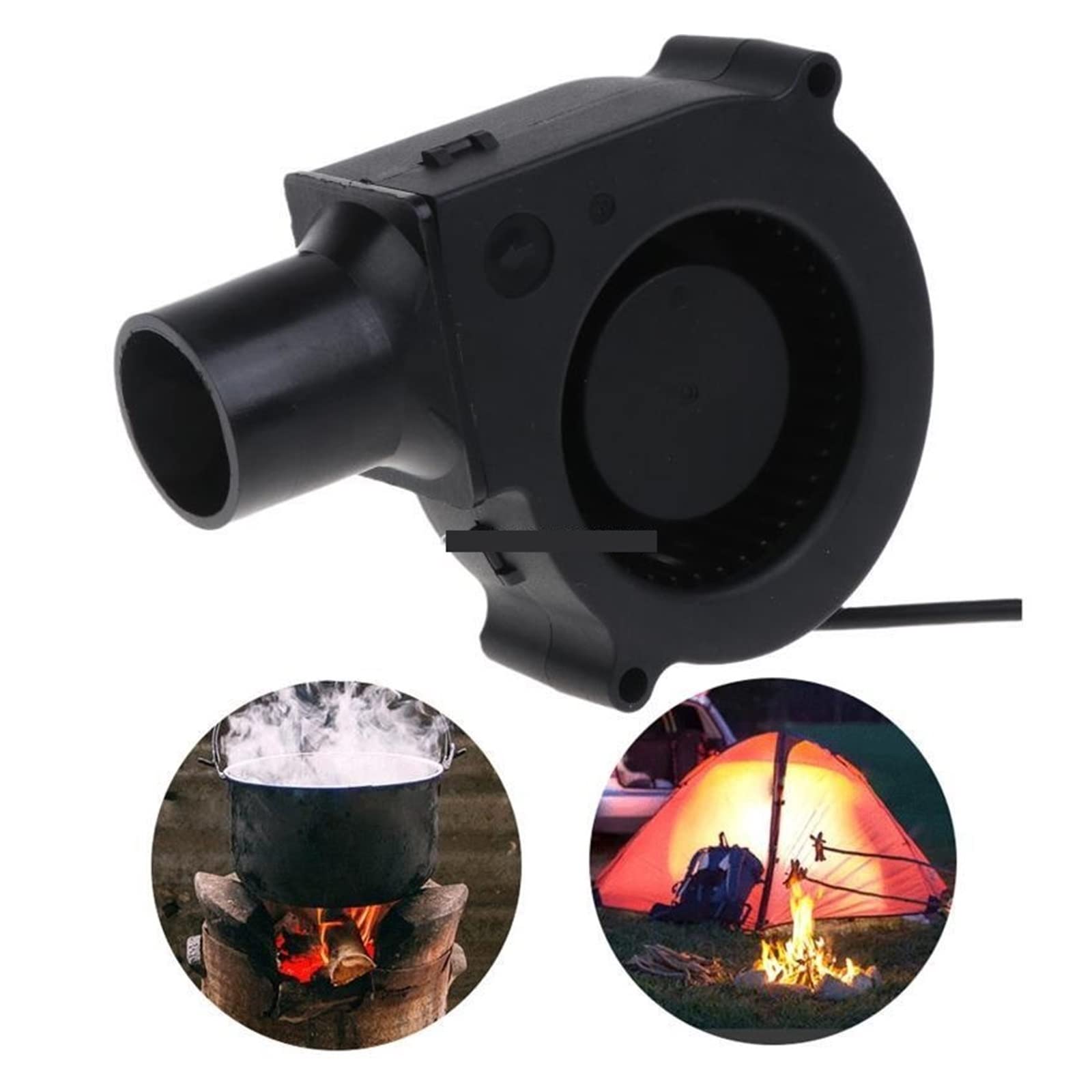 Soplador de aire contra polvo y humo RSGXLFQZVAK ventilador portátil para barbacoa fácil