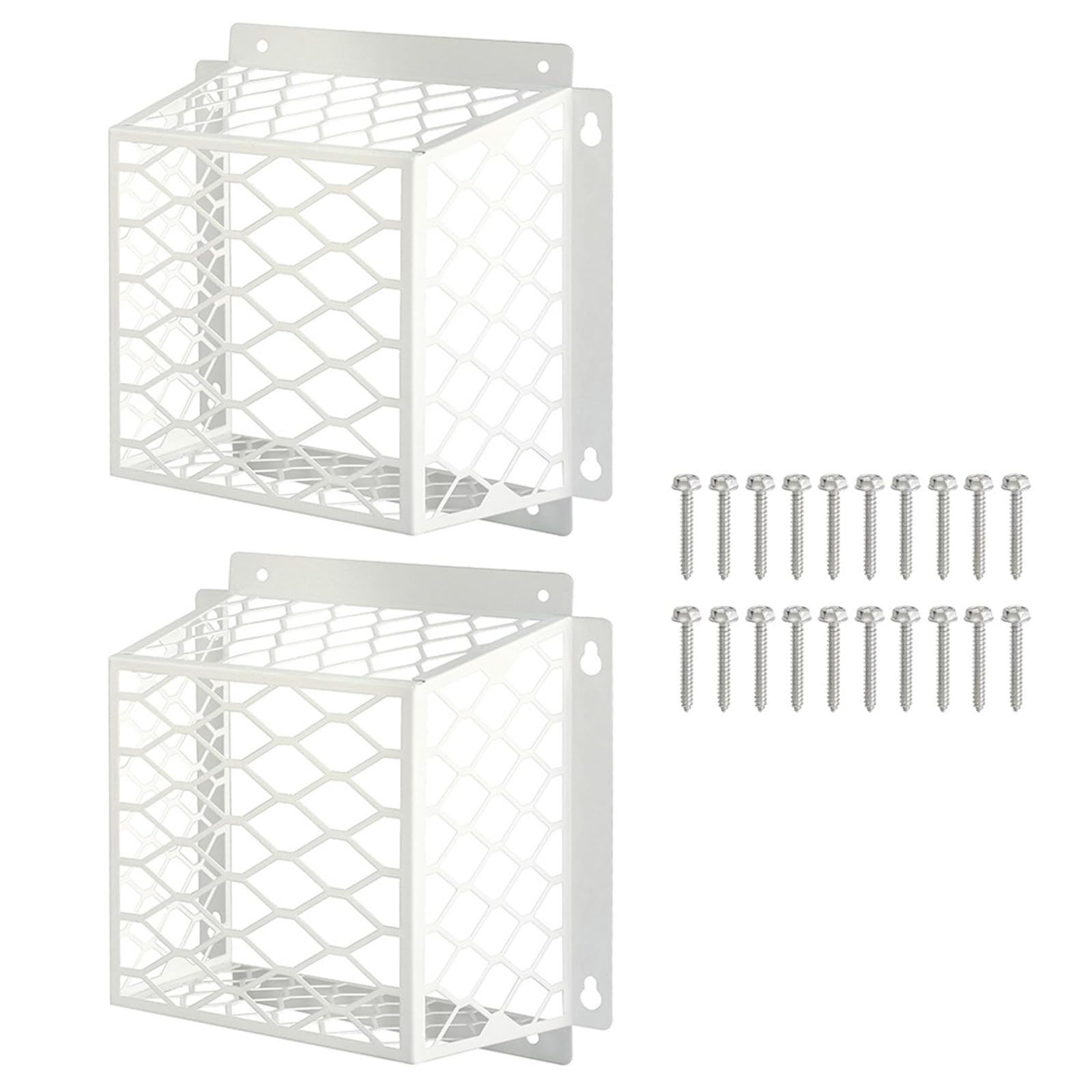 2Pcs Dryer Vents Bird Guard Replacement Carbon Steel Ventilation Bird Cage for 3 to 4inch Exhaust Fan Covers Easy to Use Carbon Steel Ventilation Cage