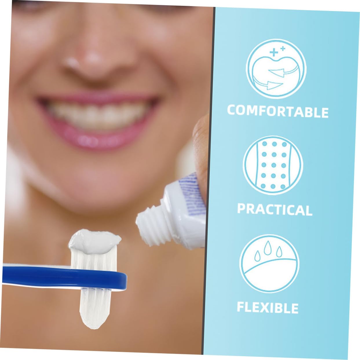 30stücke Teiliges Kleine Doppelkopf-zahnbürste Für Erwachsene Tragbare Prothesenbürste Mit Ergonomischem Griff Und Sanften Borsten Für Gründliche Mundpflege