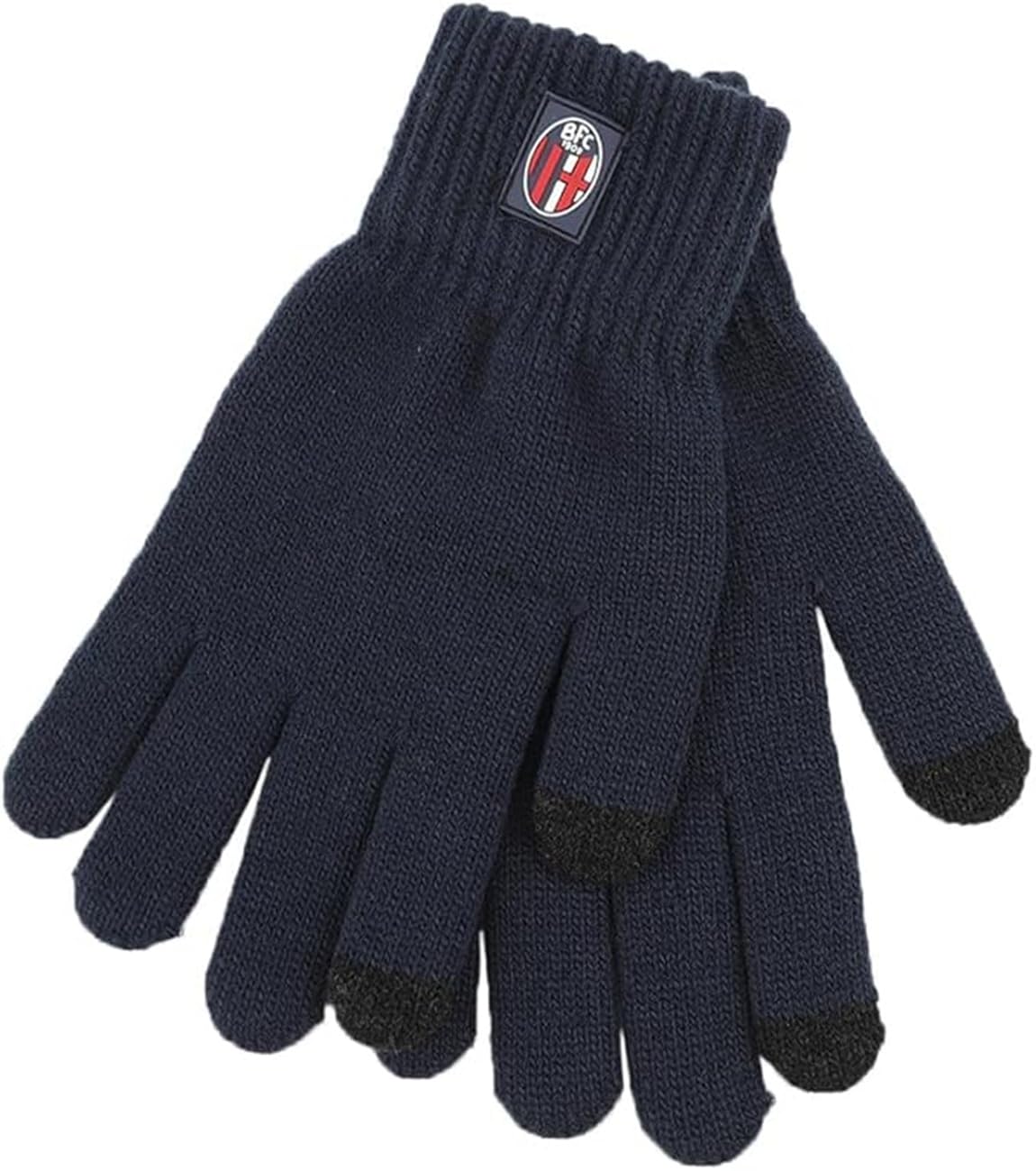 Guanti Bologna Ufficiali Touch Screen Enzo Castellano Blu per Tifoso Calcio GUBO486