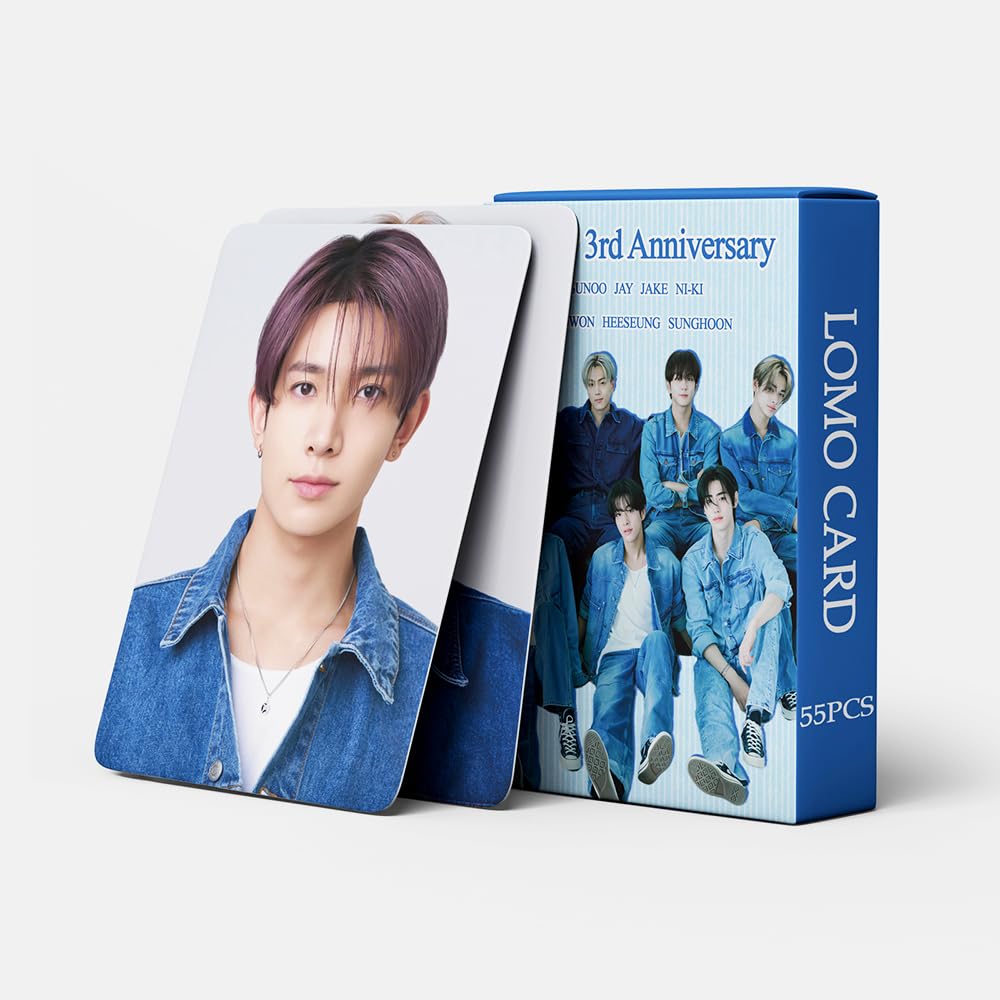 Funwaretech ENHYPEN Happy 3rd ENniversary Photocards 55 Pcs 2023