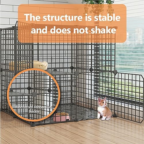 Fil solide et durable pour ce grand parc pour chat et cage à furet