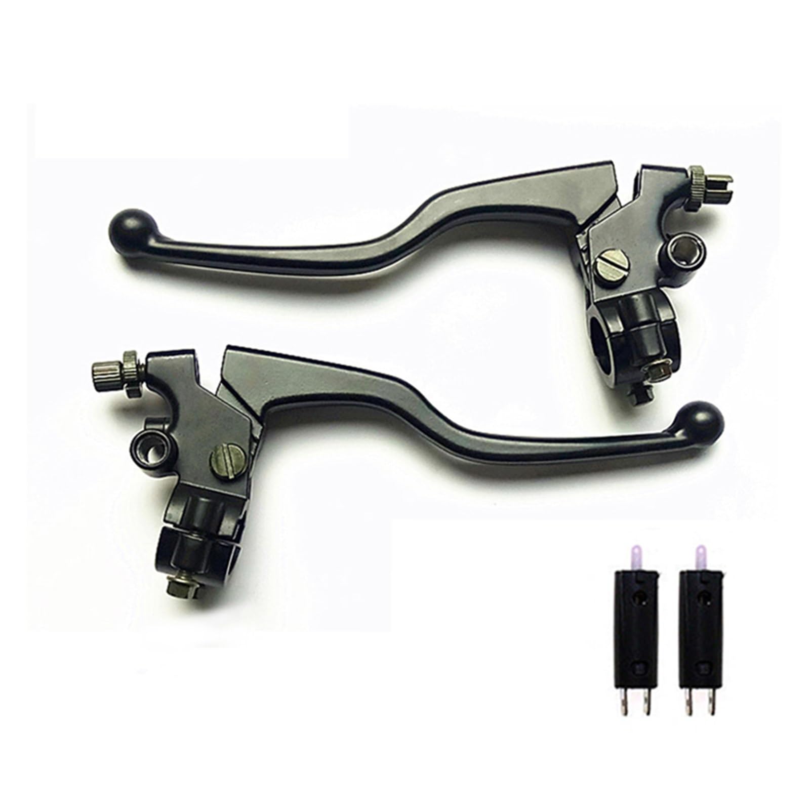 WFSOWXDM Motorcycle Levers Brake Clutch Handle Lever 22mm 7/8in Aluminum Alloy Motorcycle Brake and Clutch Lever Handlebar Accessories for Pit Dirt Bike Moto Equipments Parts