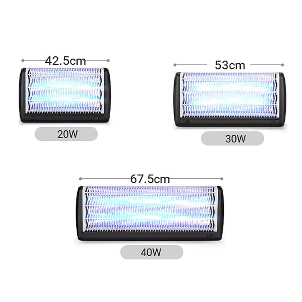 Elektrische Mückenfalle, Insektenvernichter, Fliegenfänger, Mückenlampe für den Innenbereich, für Küche, Büro, Terrasse und Geschäft, geräuschlose LED-Mückenlampe (40 W)