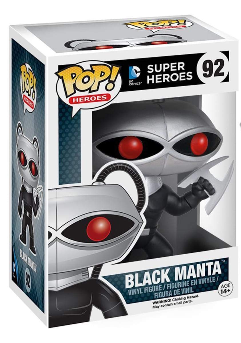 Funko Pop: DC Comics: Super Heroes - Black Manta Figure PROTECTIVE CASE