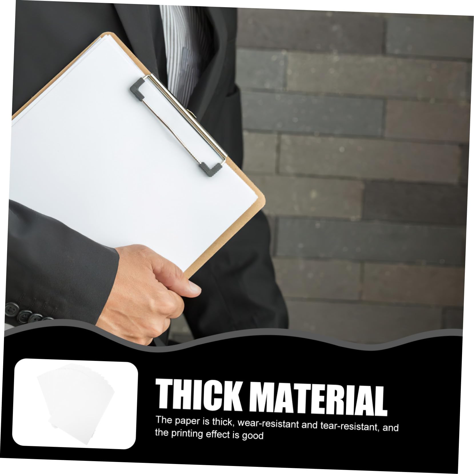 100 Blatt Druckerpapier M² Dickes Blanko Multifunktionspapier für Professionellen Druck Kopierfest Reißfest für Büro Präsentationen und Fotos