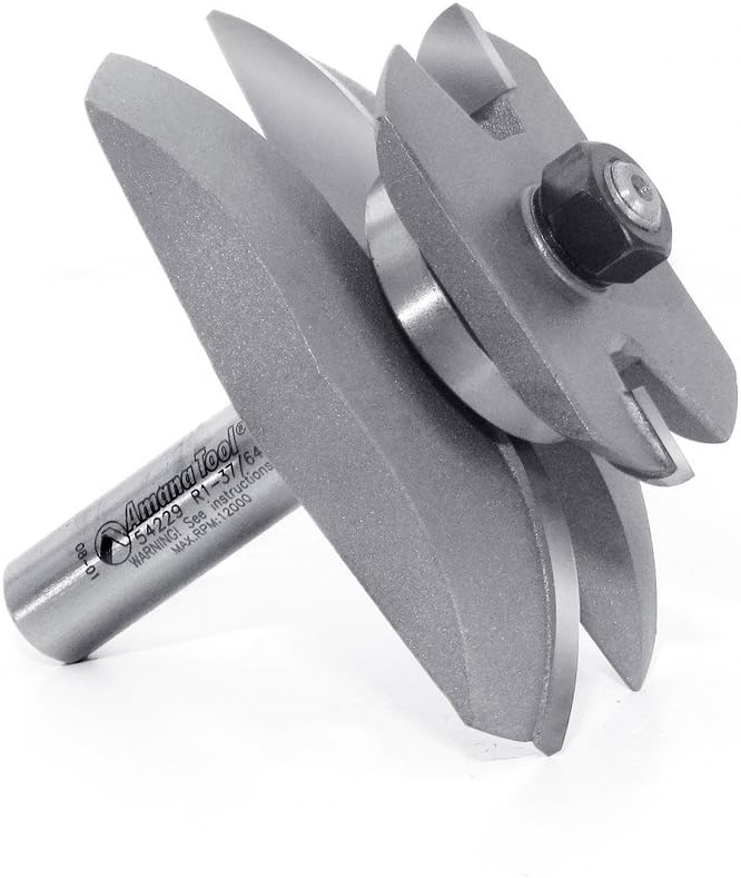Suреr Dеаl Prоduсt Amana Tool 54229 Cove Raised Panel with Back Cutter 3-3/8-Inch Diameter by 1/2-Inch Shank 2-Flute Router Bit