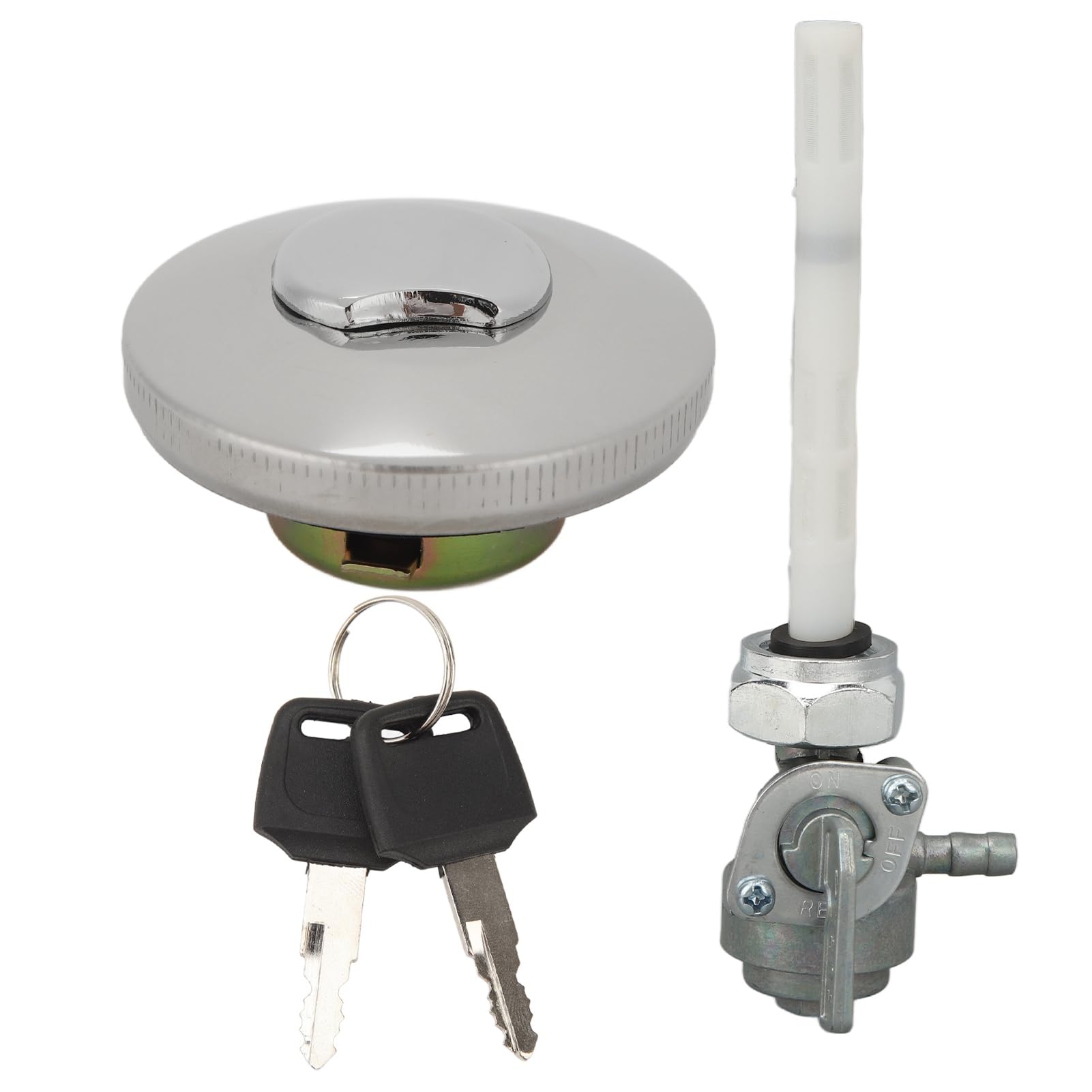 ガス燃料タンクキャップ キー付き、密閉性が高く、安全性が