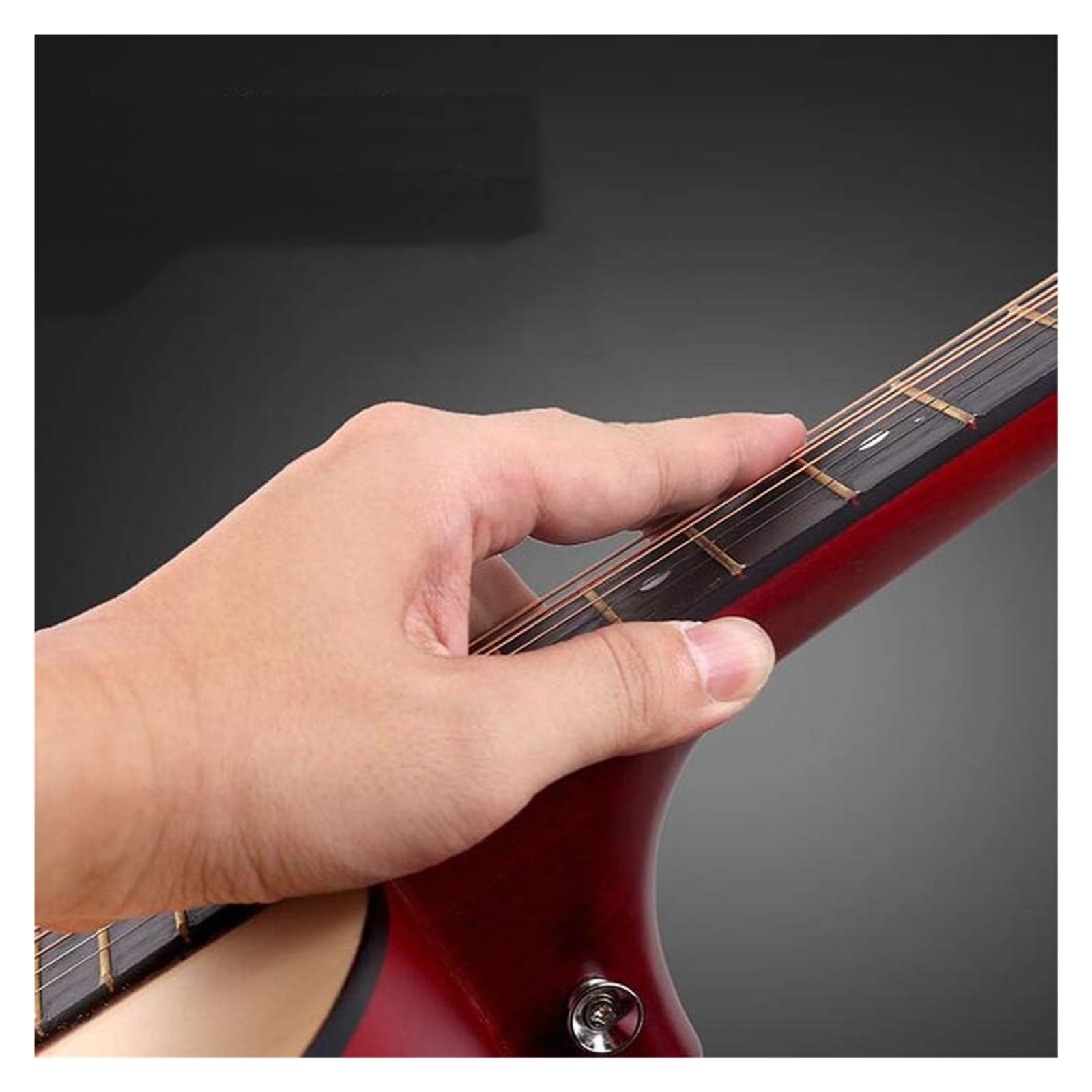 Klassische Gitarre Mit Stahlsaiten, 38 Zoll (96,5 Cm), Anfänger-Gitarrenset Mit Gigbag, Saiten, Plektren, Tragbare Reisegitarre, 10 Farben(A)