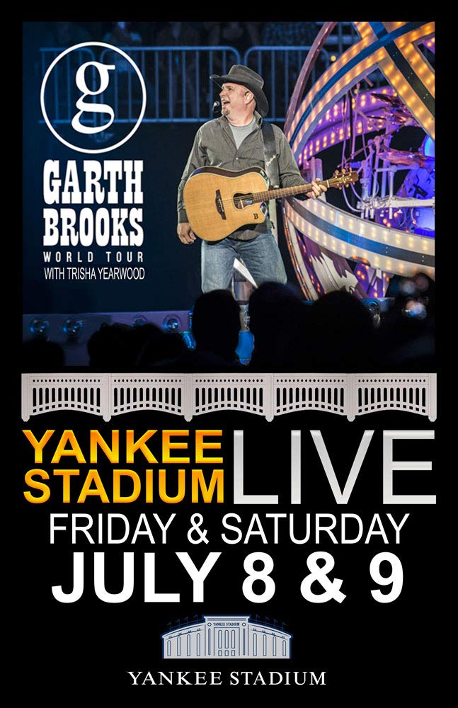 Garth Brooks Yankee Stadium Poster: A Design Icon's Review