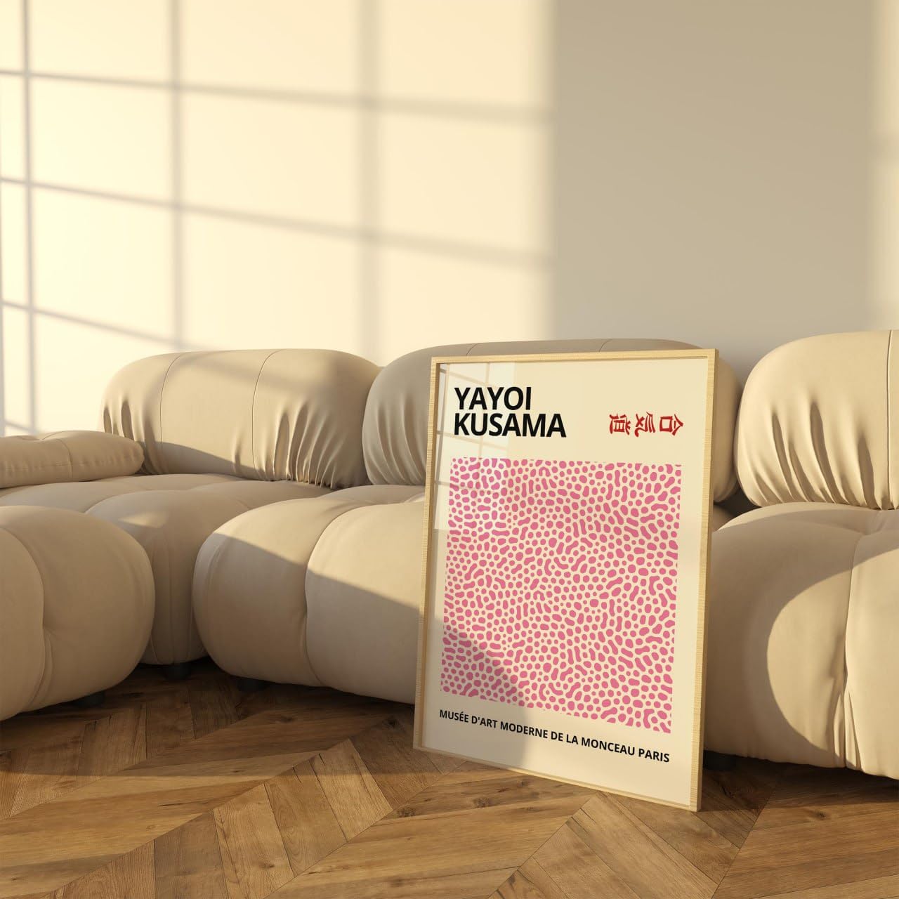 ARTINSPIRIO Yayoi Kusama - Set di 3 poster (solo poster, 40 x 50 cm)