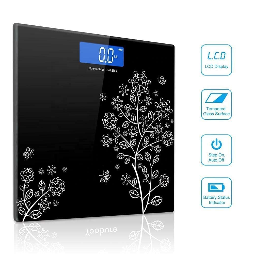 TOKEZO Electronic Thick Tempered Glass & LCD Display, Digital Bathroom Health & Personal Care Weight Scales For Home Medical Supplies & Equipment for human body TOKEZO Electronic Thick Tempered Glass & LCD Display, Digital Bathroom Health & Personal Care Weight Scales For Home Medical Supplies & Equipment for human body