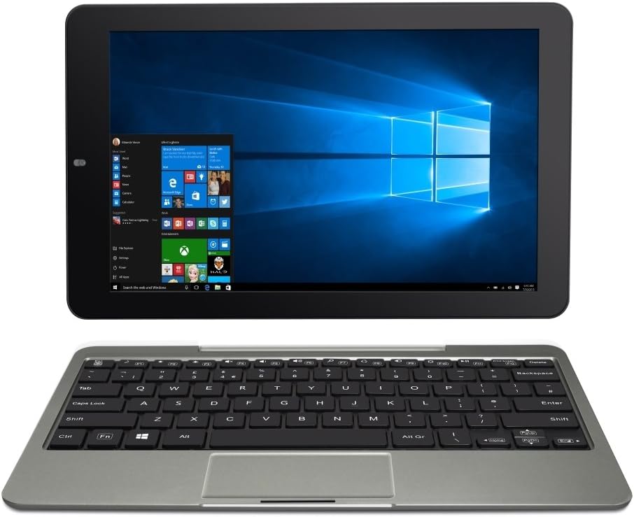 Venturer Elite SE 11.6-Inch 2-in-1 Tablet - (Soft Touch Gun Metal) (Intel Z8530, 2 GB RAM, 96 GB eMMC, Intel Gen7 HD Graphics Card, Windows 10)