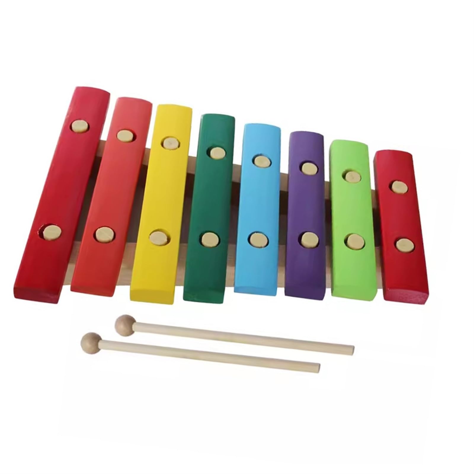 Xylophone Instrument De Percussion Standard En Acajou À 8 Tons Xylophone À Percussion Pour Débutants(B)