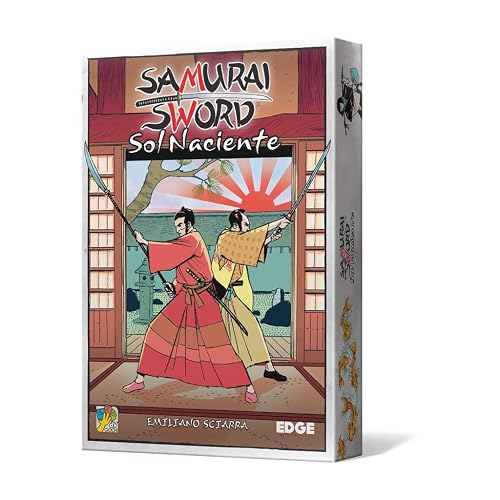 EDGE - Samurai Sword: Sol Naciente - Juego de Mesa (3-7 Jugadores, Mayores de 7 Años)