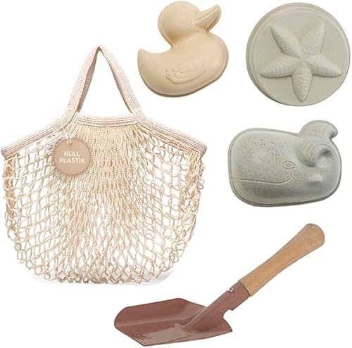 HEVEA Trío moldeador de arena de goma natural, juguetes de playa ecológicos para niños  Divertidas figuras de vida marina  Juguetes de arena ligeros disponible en Yaxa El Salvador