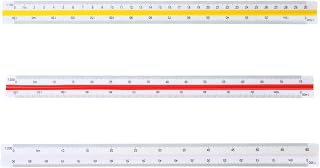 Architectural Scale, 30cm Drafting Tools, Architect Ruler, Engineering Scale, Architecture Supplies, Drafting Triangular for Draftsmen Finder Protractor Measurement Bevel