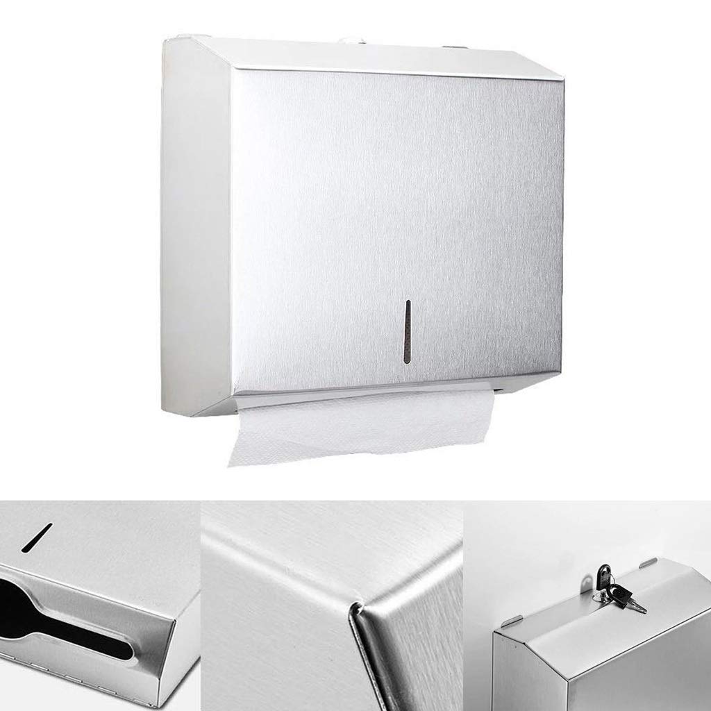 soporte de papel higiénico Dispensador de papel higiénico del dispensador de toalla de papel Dispensador de papel higiénico con almacenamiento Dispensador de rollo de inodoro a prueba de agua 11.2x10.