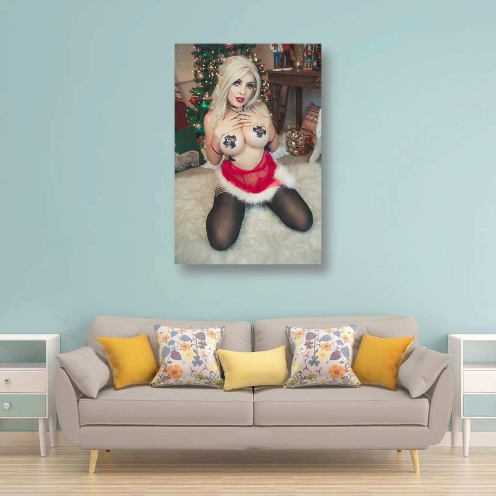 Amazon.com: HUANGCHEN Christmas Girl Jessica Nigri Sexy Poster Canvas Wall  Art Prints Poster Gifts Photo Picture Painting Posters Room Decor Home  Decorative 20x30inch(50x75cm) : לבית ולמטבח