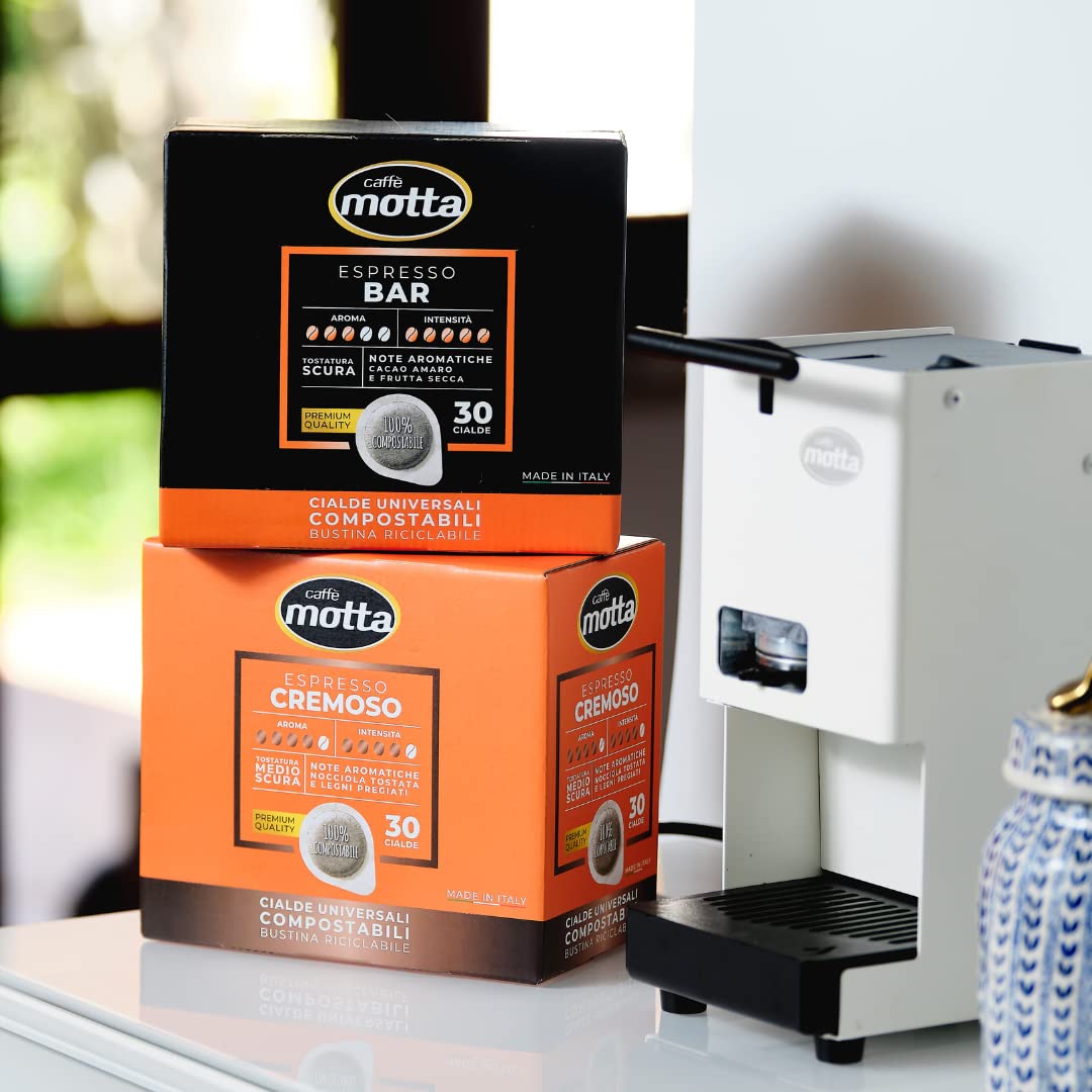 CAFFE' MOTTA Cialde ESE 44 mm nuova miscela Espresso Bar - 50/100/200 Cialde Compostabili (200)