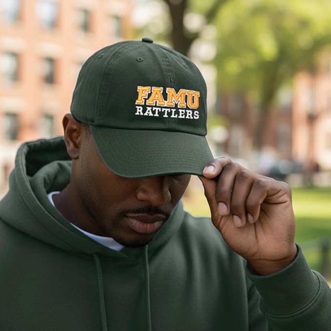 Gorra ajustable de Florida A&M University con visera bordada miniatura 5