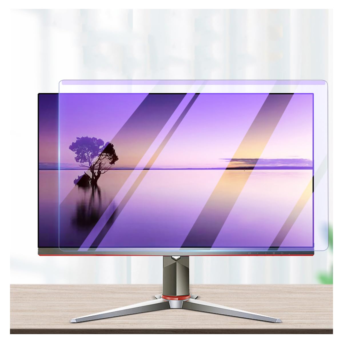 Anti-Blaulicht Displayschutzfolie für 16:9/16:10 Breitbild-Monitore 18-32 Zoll, Strahlenschutzfolie für Computer Displays