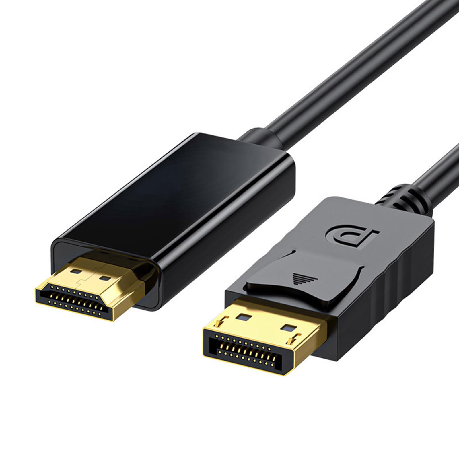 Adapter kompatybilny z HDMI kabel przyłączeniowy 4K / 1080P do monitora komputera stacjonarnego, projektora, projektora