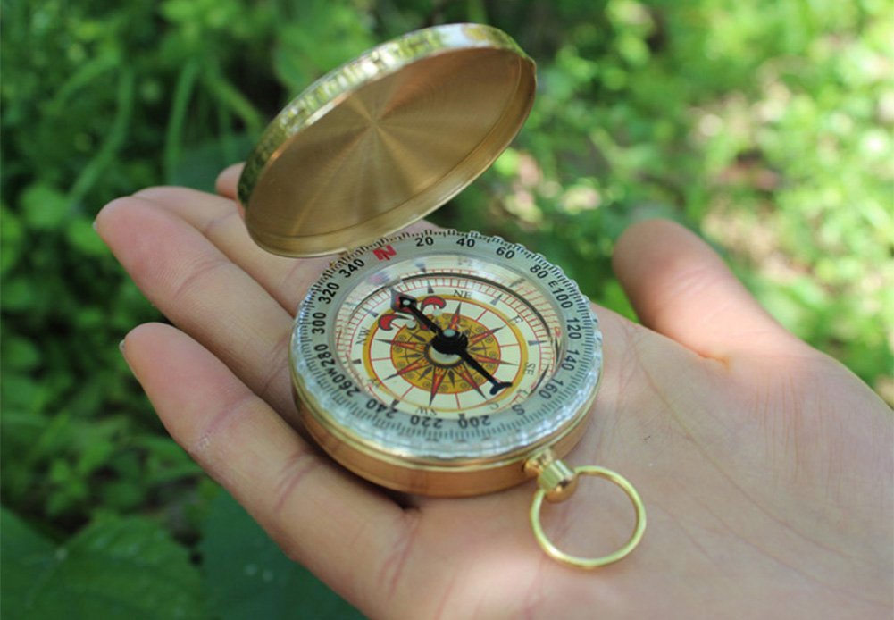 Amazon.co.jp: carwin 方位磁针 羅針盤 方位磁石 方向指示 コンパス