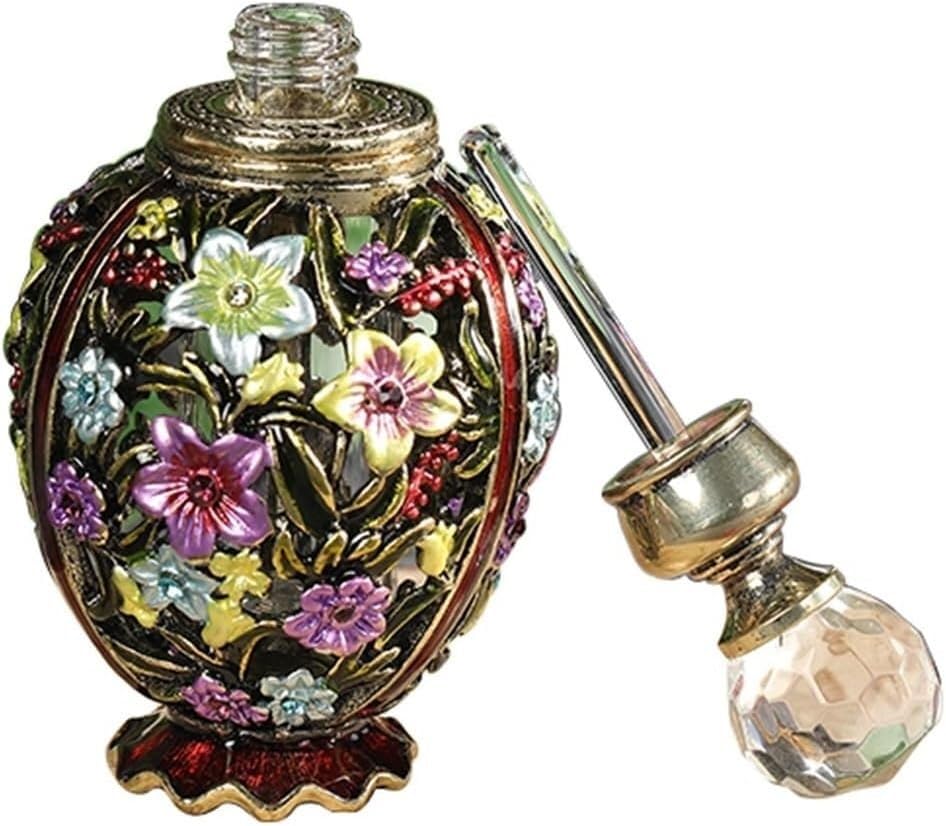 Frasco pulverizador de perfume esmaltado bronce un regalo elegante
