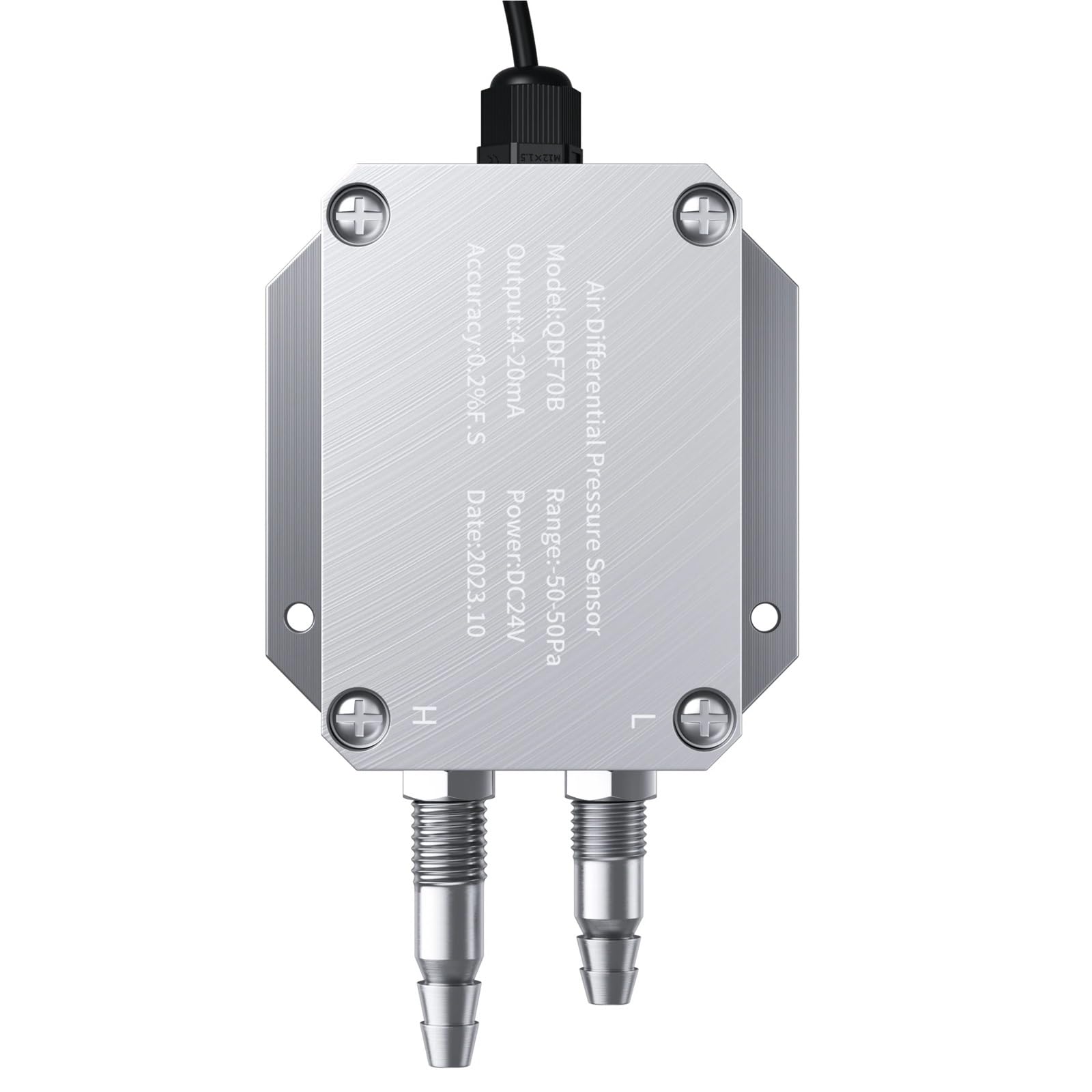 Sensor de presión diferencial Transmisor aire y viento Alta precisión(-100~100Pa)