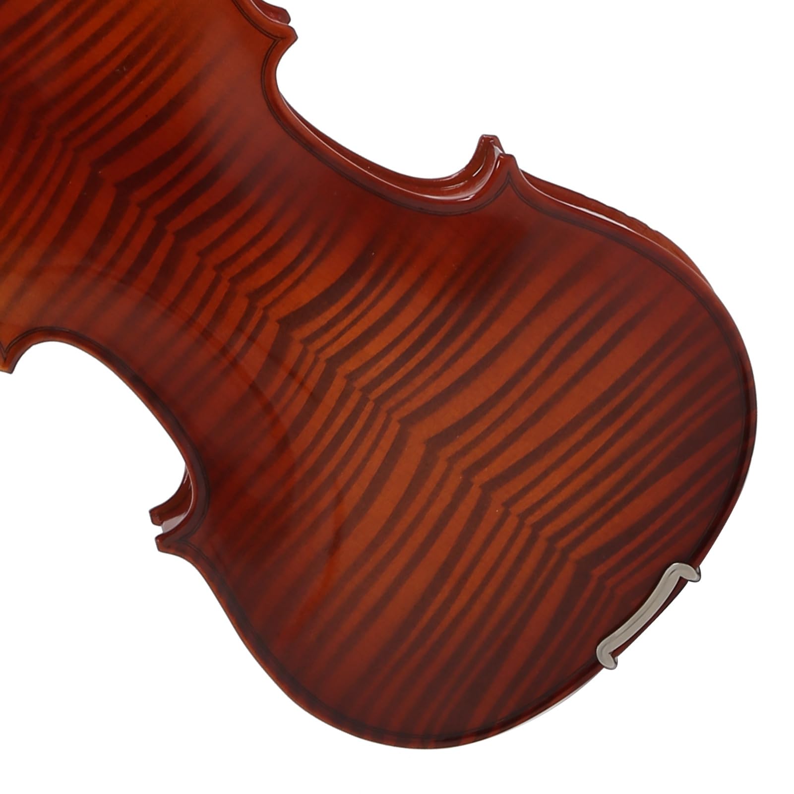 Strumento per Principianti per Violino 4/4 in Legno Massello Naturale per Studenti - Kit Completo con, Ponte, Colofonia e Custodia