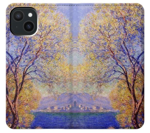 Antibes Monet Étui iPhone 15 Cuir Écran Protégé Chocs - 3