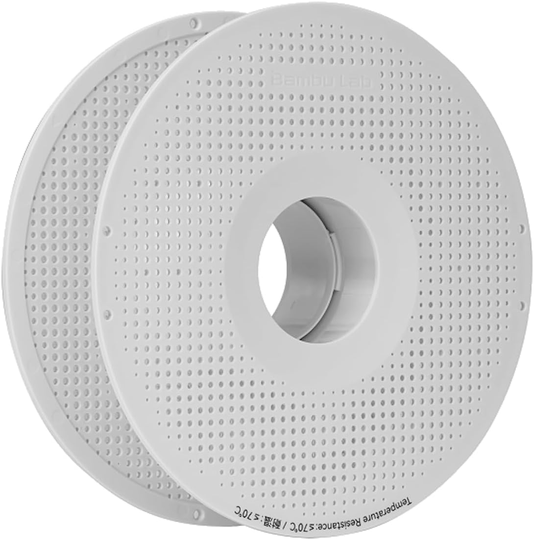 Bambu Lab Reusable Filament Spool, 3D Printer Filament Refill, Compatible with Bambu AMS and AMS Lite for Spooless Filament Refill, Spool Only