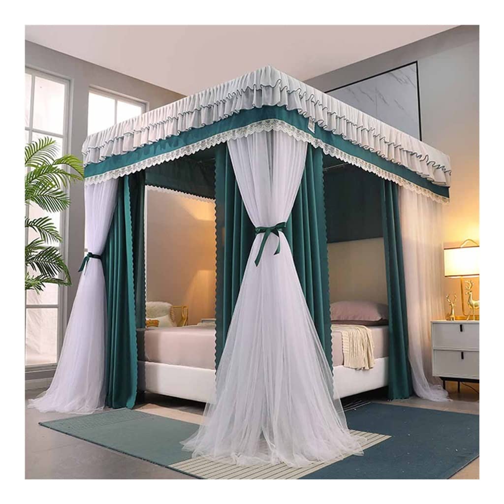 Dosel de cama de lujo de doble capa con diseño elegante estilo princesa